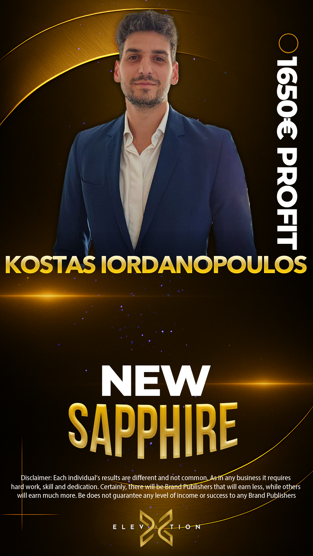 Kostas Iordanopoulos - 1650€